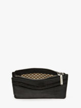 Kaarthouder Leder Mila louise Zwart vintage 3570XC-vue-porte